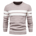 Men's Classic Striped Crewneck Sweater