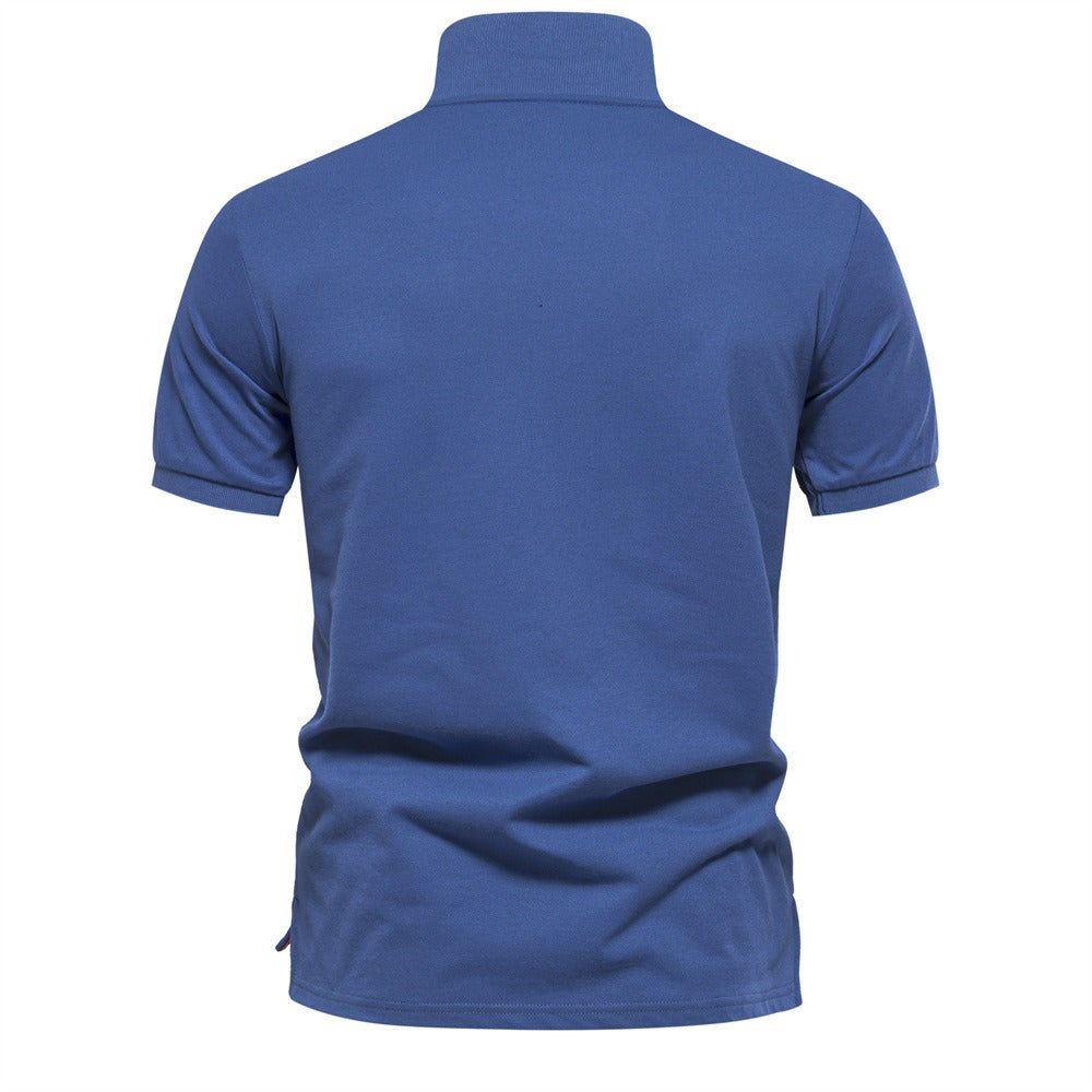 Men’s Gradient Print Polo Shirt