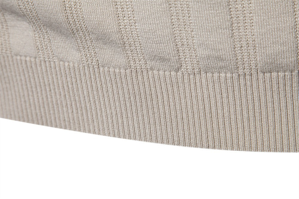 Textured Stripe Polo Shirt