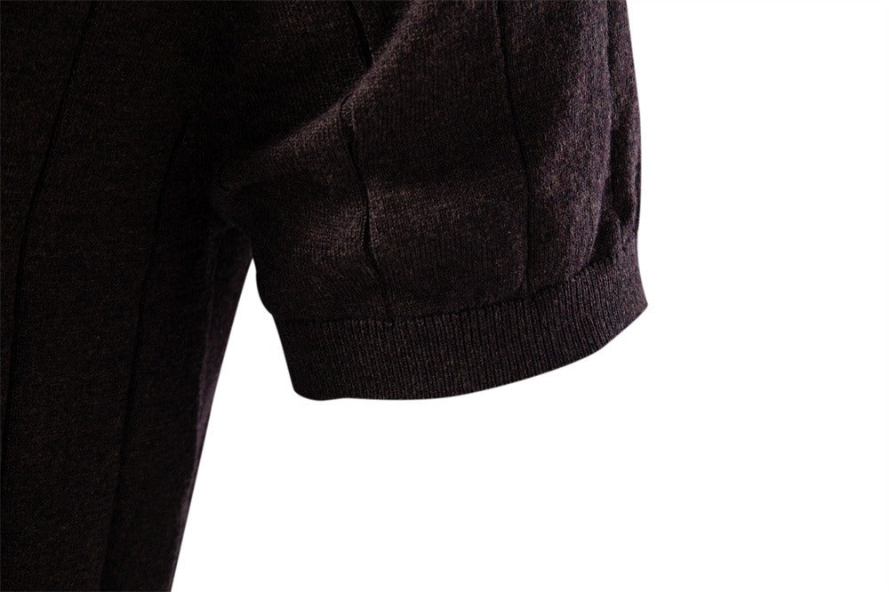 Textured Cotton Knit T-Shirt