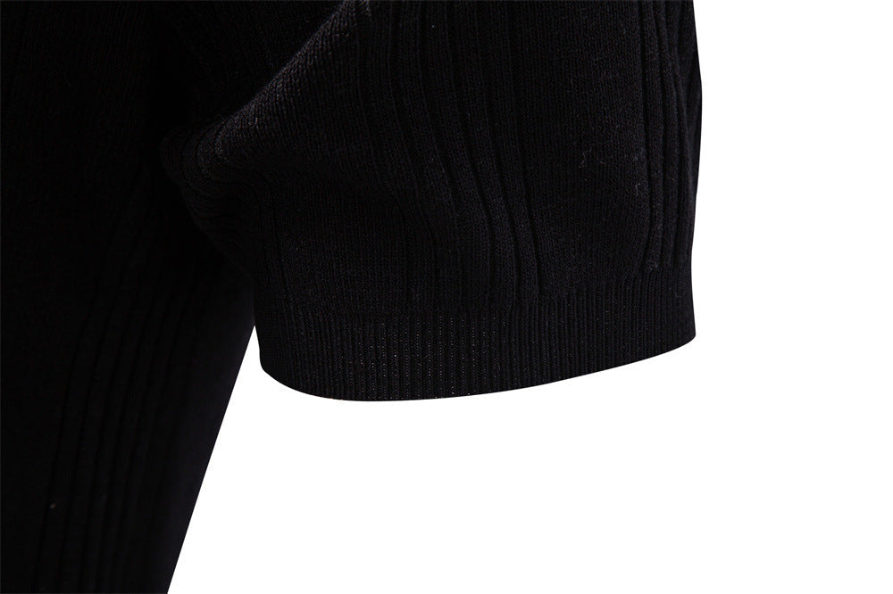 Breathable Knit Polo Shirt