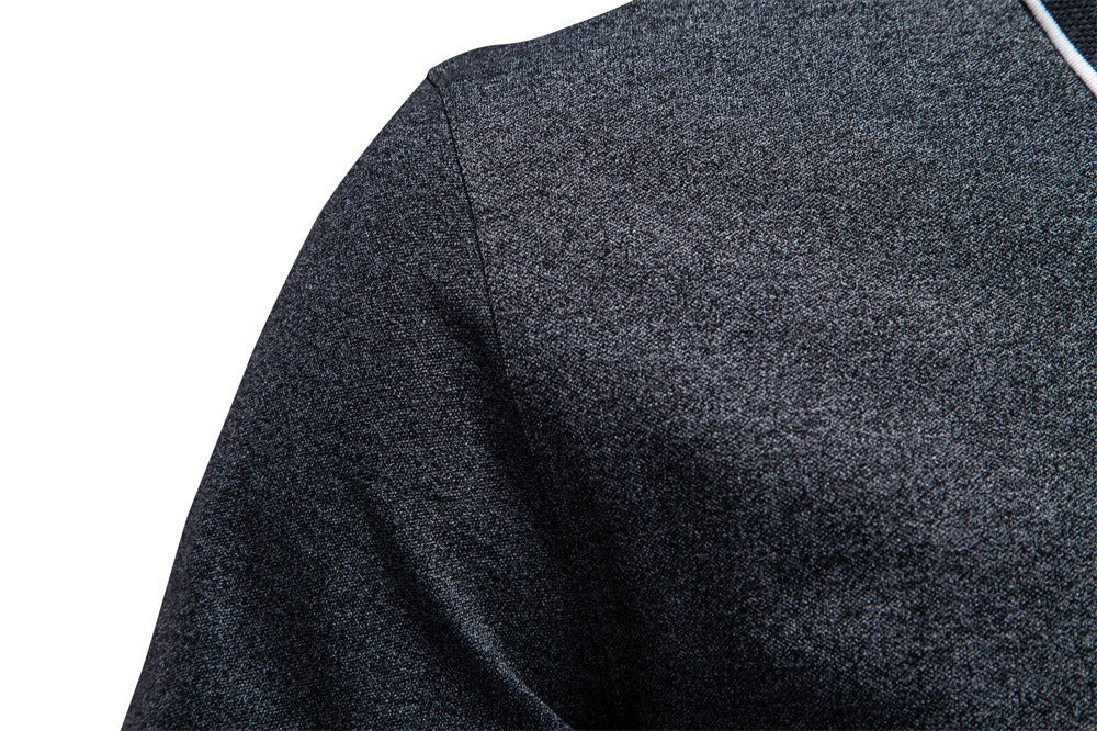 Men’s Zip Collar Polo Shirt