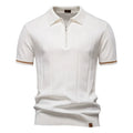 Striped Everyday Knit Polo Shirt