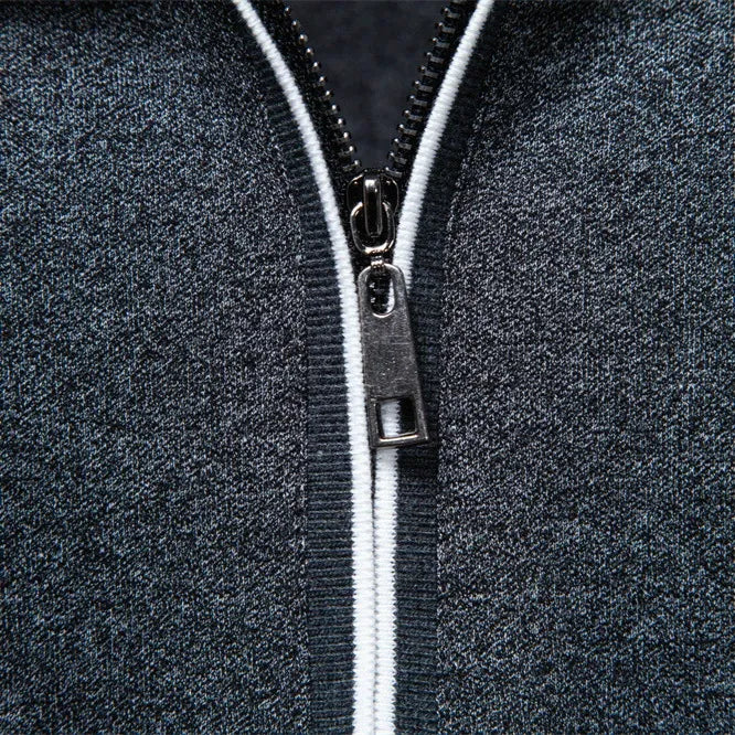 Men’s Zip Collar Polo Shirt