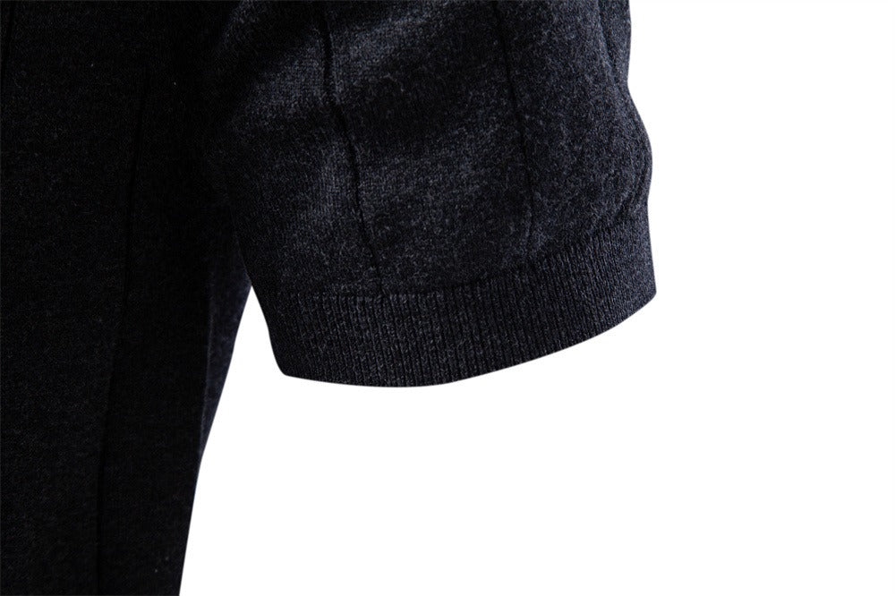 Textured Cotton Knit T-Shirt