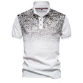 Men’s Gradient Print Polo Shirt