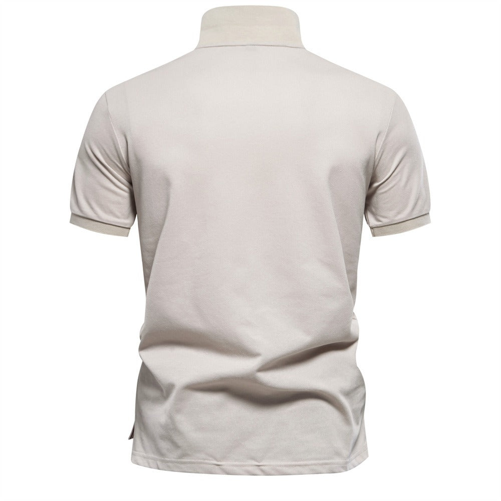 Men’s Gradient Print Polo Shirt