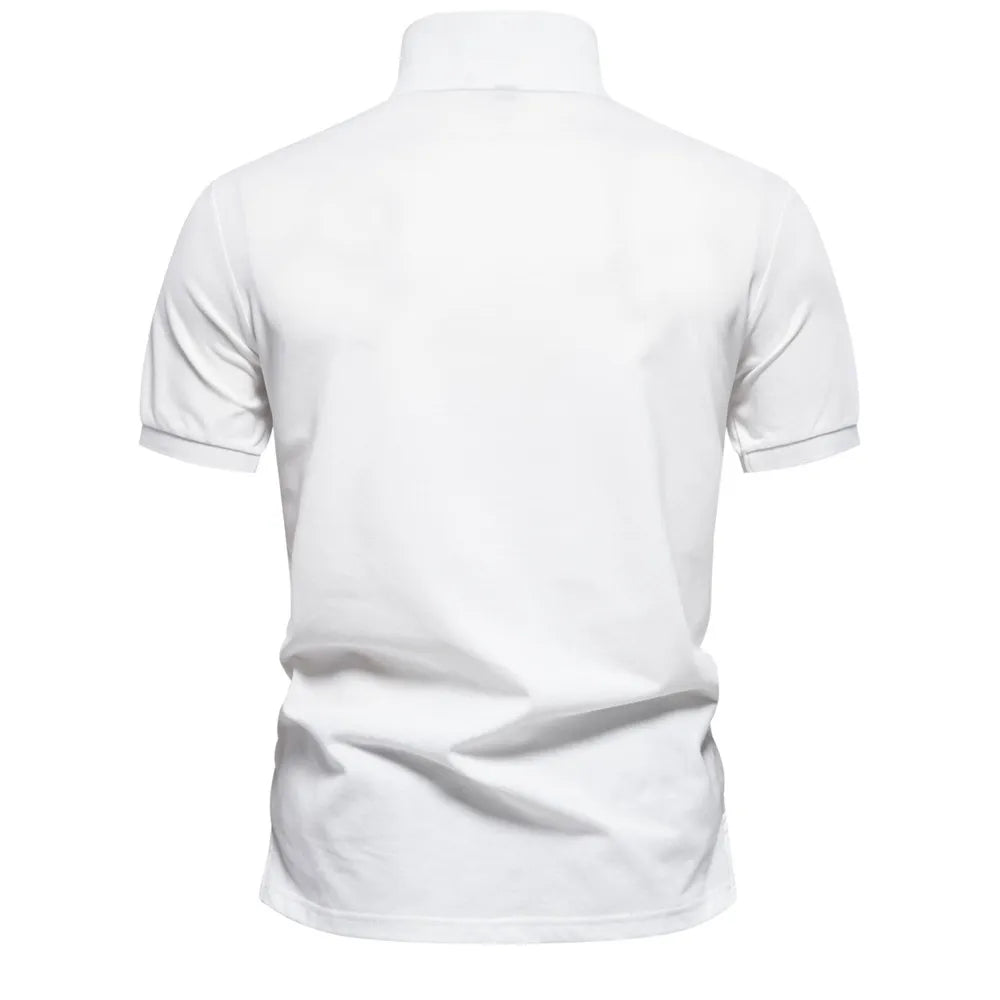 Men’s Gradient Print Polo Shirt