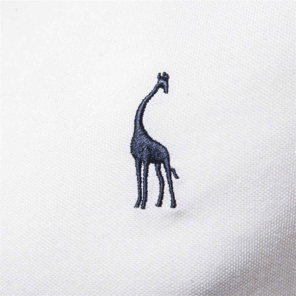 Men’s Deer Embroidered Polo Shirt