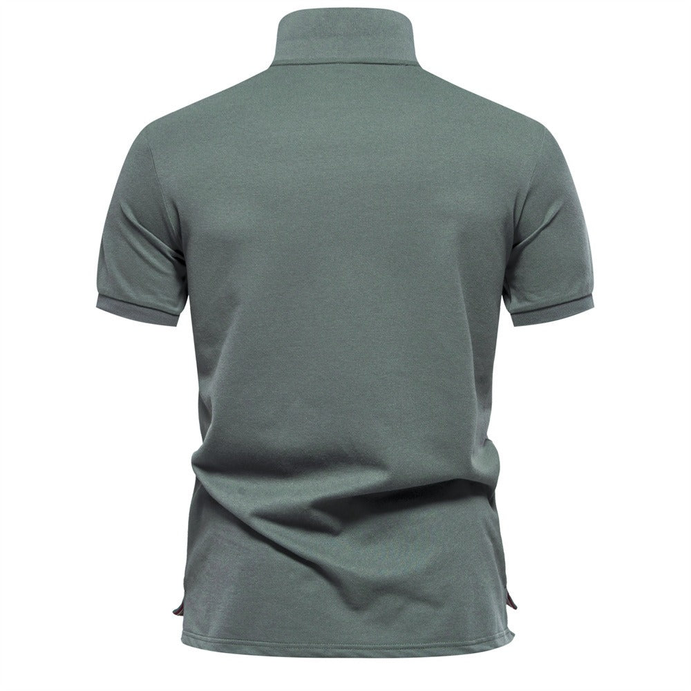 Men’s Gradient Print Polo Shirt