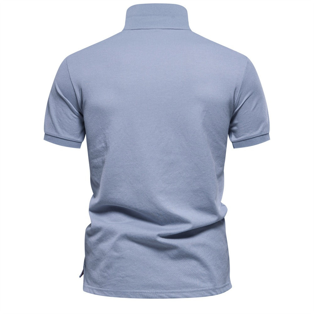 Men’s Gradient Print Polo Shirt