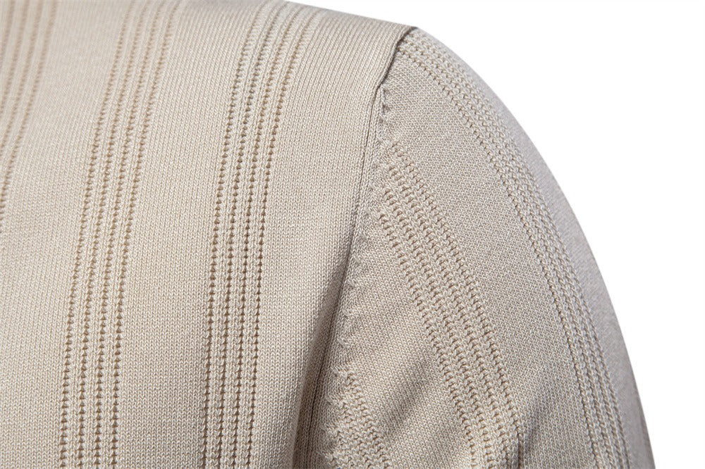 Textured Stripe Polo Shirt