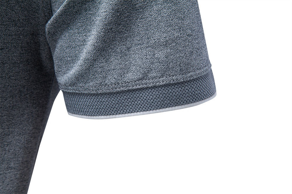 Men’s Zip Collar Polo Shirt