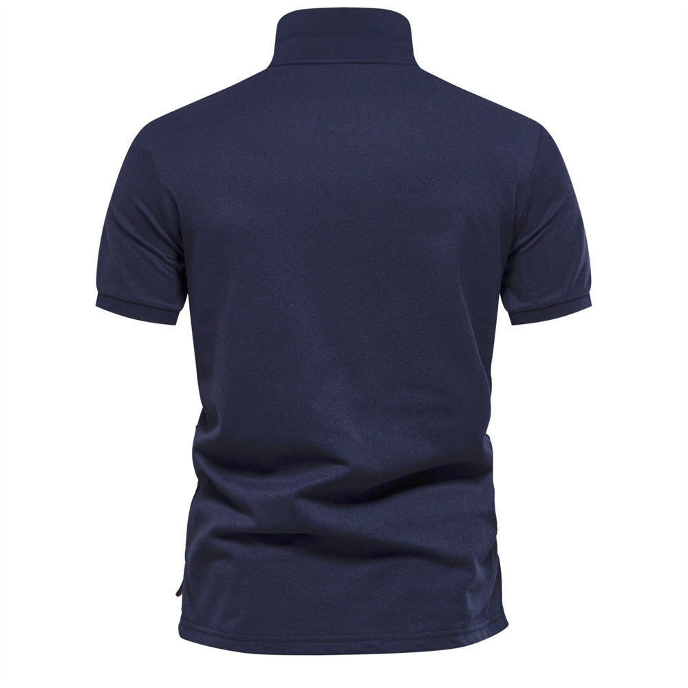 Men’s Gradient Print Polo Shirt