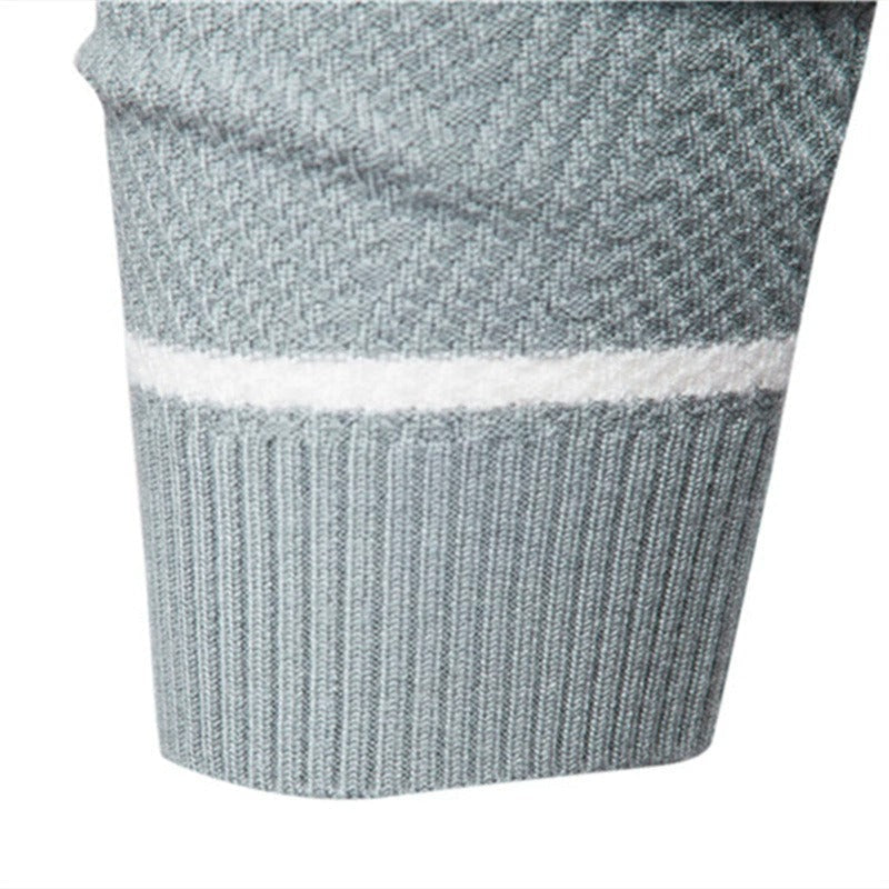Men's Classic Striped Crewneck Sweater