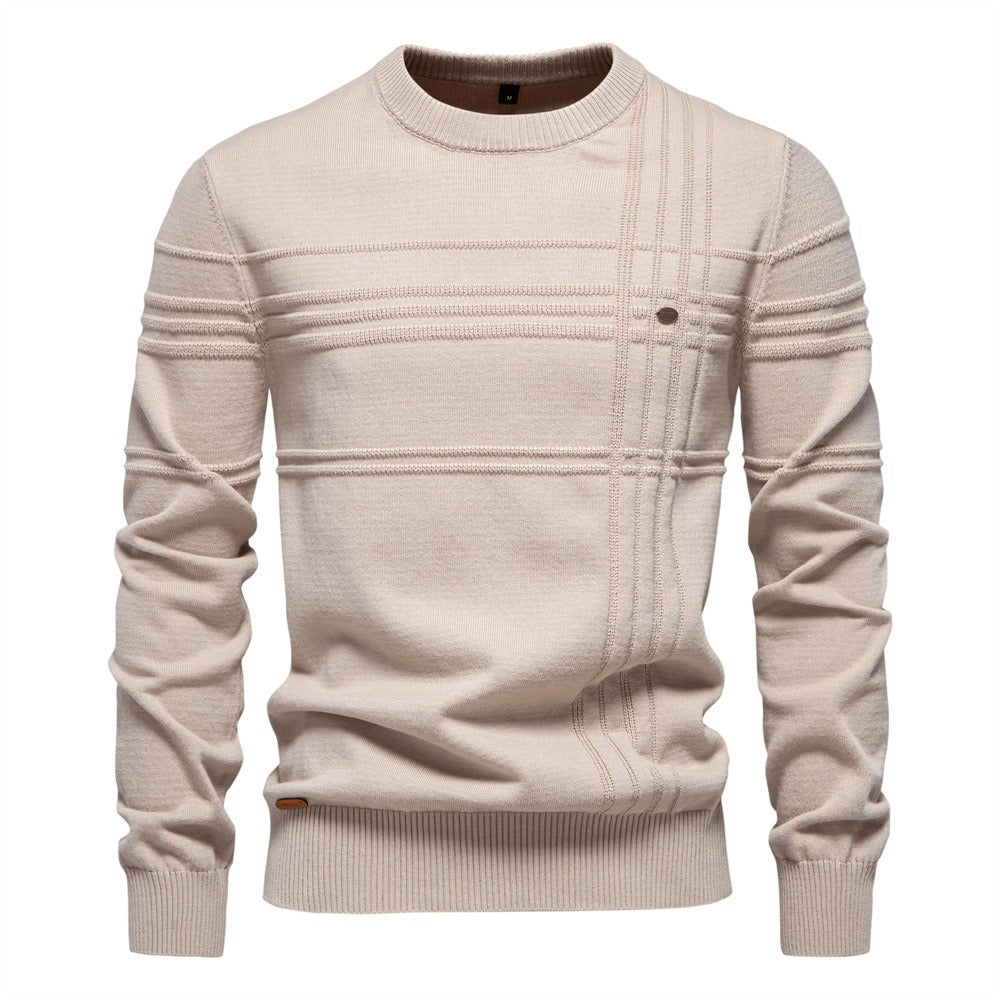 Men's Classic Textured Knit Pullover