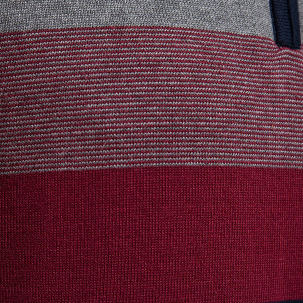 Men's Colorblock Quarter-Zip Pullover