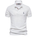 Men’s Deer Embroidered Polo Shirt