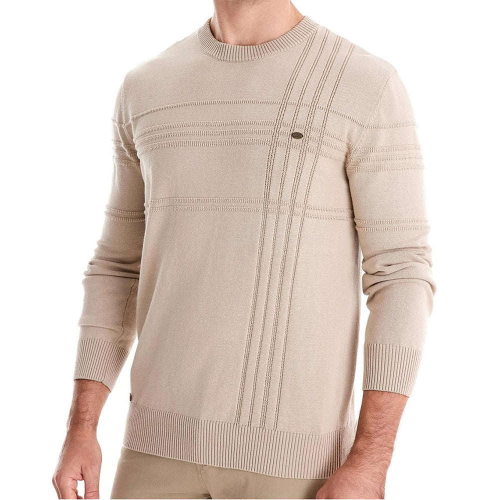 Men's Classic Textured Knit Pullover