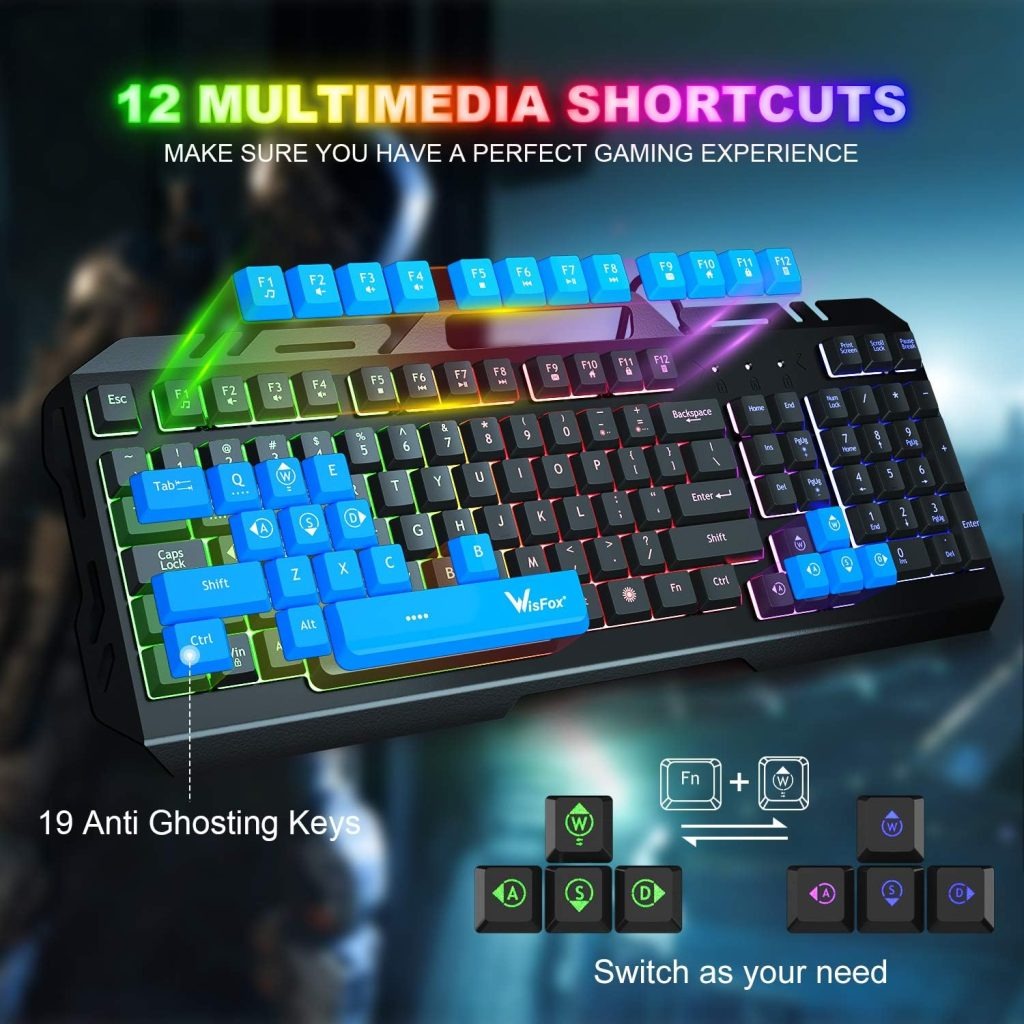 Waterproof Wired Gaming Keyboard